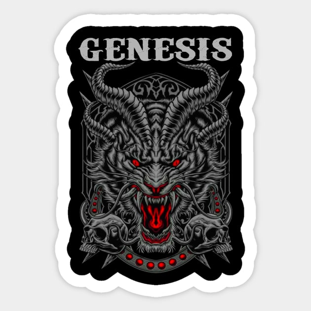 GENESIS BAND DESIGN Sticker by Rons Frogss